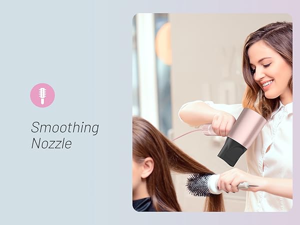 curly hair brush diffuser hair dryer