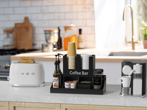 para la cocina nook Stuff dispenser Holder Counter caddy lid break room organizador de cafe