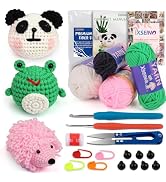 XSEINO Crochet Kit for Beginners - Crochet Start Kit with Step-by-Step Video Tutorials - Learn to...