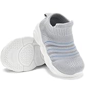 Exegawe Baby Shoes for Boys Girls - Infant Toddler First Walkers Non-Skid Slipper Shoes with Rubb...