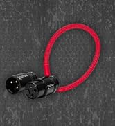 KONDOR BLUE | 8” Straight Low Profile Right Angle XLR Cable | for Cameras, Microphones, Studio Au...