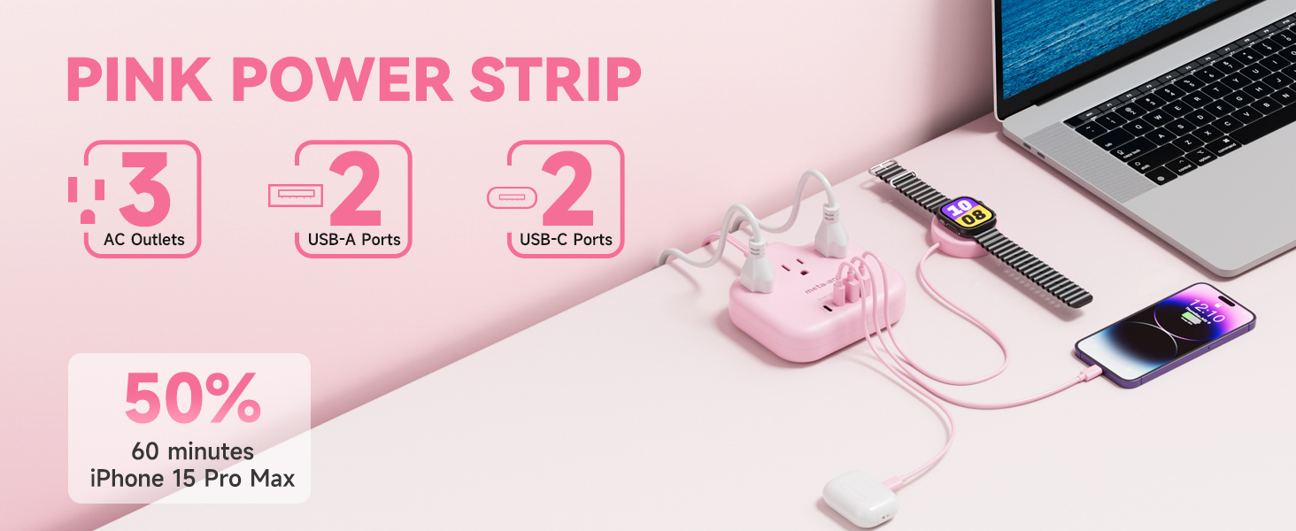 pink extension cord