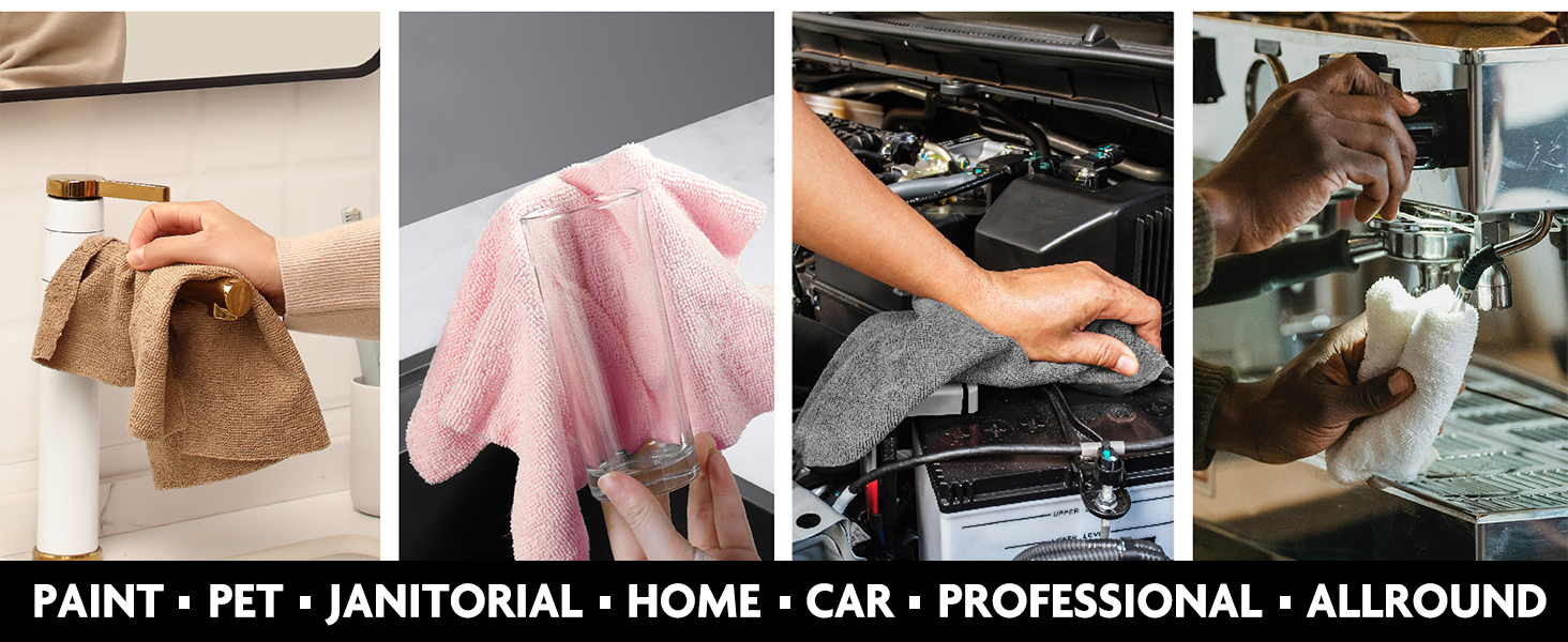 Fantasticlean Microfiber Cleaning Cloth Roll