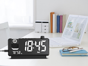 Stylish Alarm Clock - Functional Decor for Your Desk