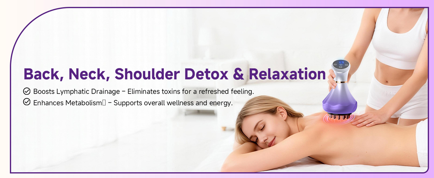 Lymphatic Drainage Massager, Anti Cellulite Massage Tool