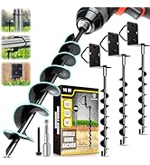 X-CUIRASS [Upgraded] 14” Mobile Home Anchor, 4 Pack Ground Anchor Screw in with L-Shaped Brackets...