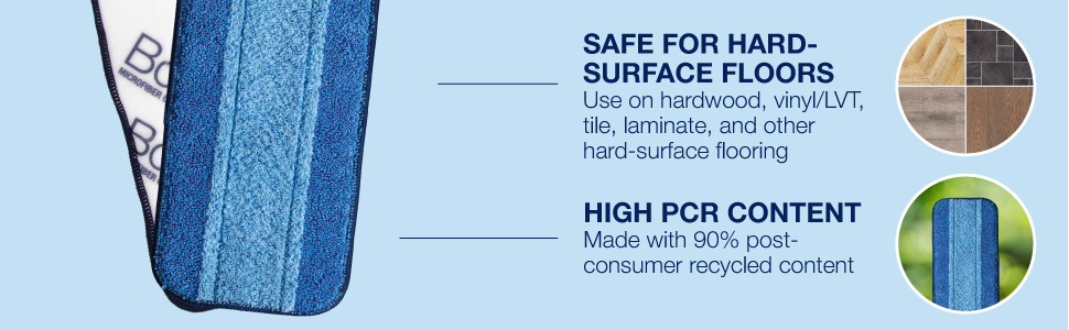 bona microfiber cleaning pads 3 pack