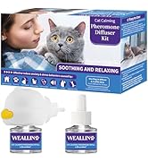 Woyamay Cat Calming Diffuser Kit - 3-in-1 Cat Pheromone Diffuser for Anxiety &amp; Stress Relief-Incl...