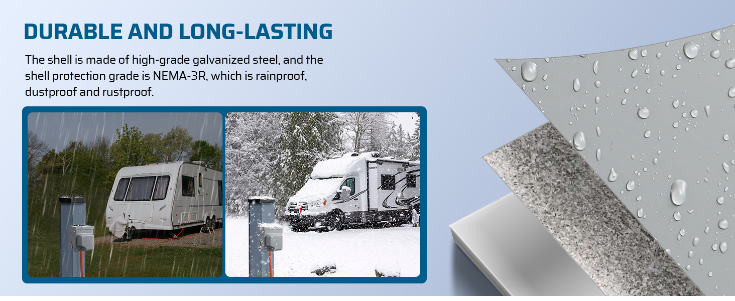 outdoor electrical box waterproof