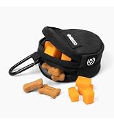Cleverpup Snackpack Double Insulated Treat Pouch - Dog Training and Walks Snack Bag, Two Compartm...