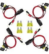 ?4 Pack GC008 X-Connect fit for NOCO Battery Charger Accessories Cables,M10 (3/8in) XL Eyelet Ter...