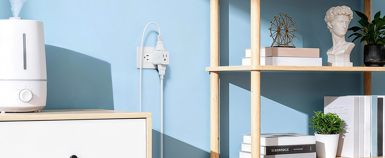 compact outlet splitter