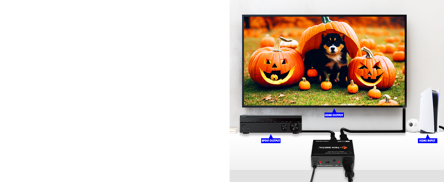 hdmi audio extraction function