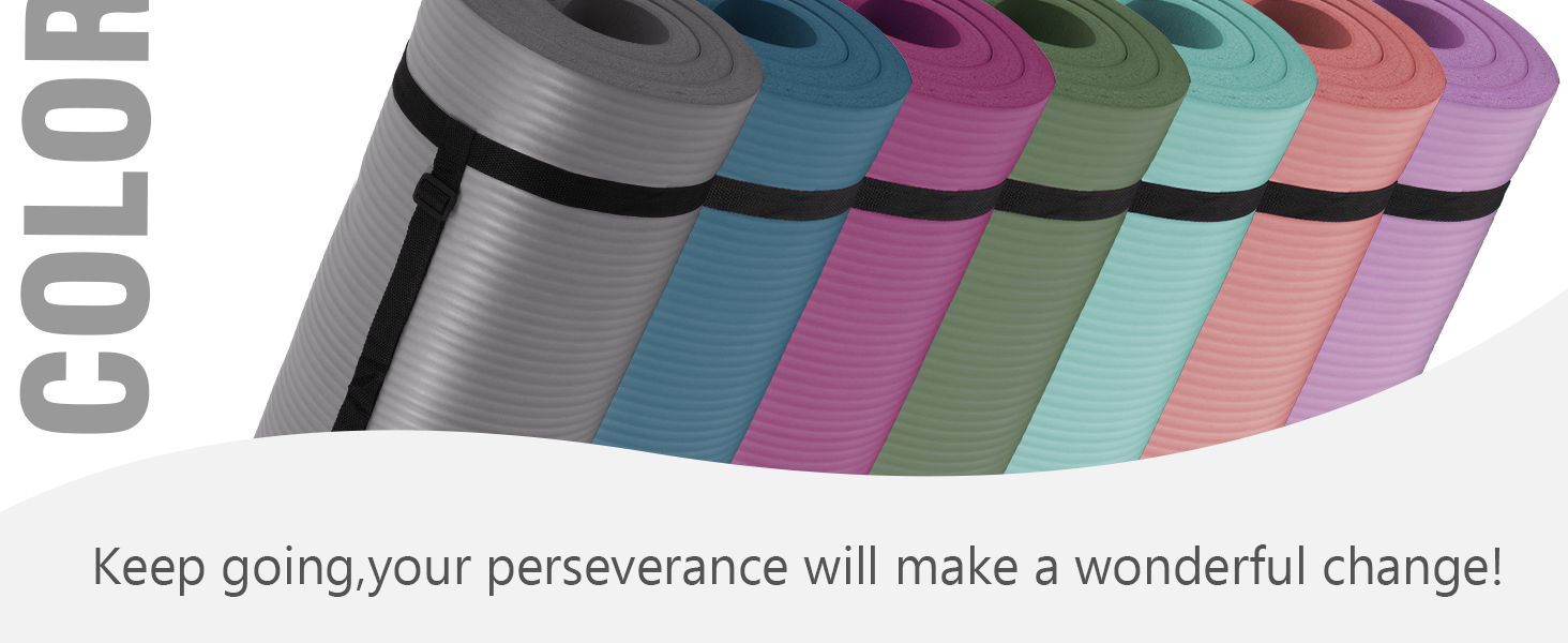 1 inch thick yoga mat