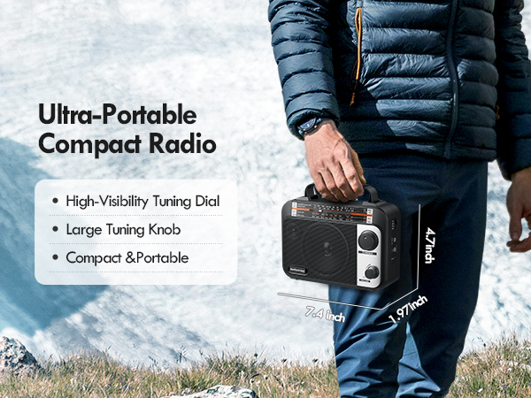 am fm radio portable