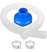 Lujchicy 25016 Above Ground Pool Skimmer Hose and 11238 Adapter B Replacement Part Set for Intex ...