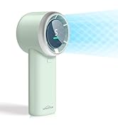 WHATOOK Portable Mini Fan: High Speed Cooling Fan, 10 Hours Battery Life, USB Rechargeable, Small...