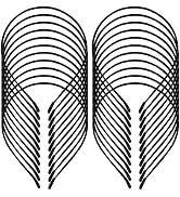 Lawie 20 Pack 0.5CM Plain Black Cloth Fabric Covered Thin Slim Hard Metal Headband Wire Hairband ...