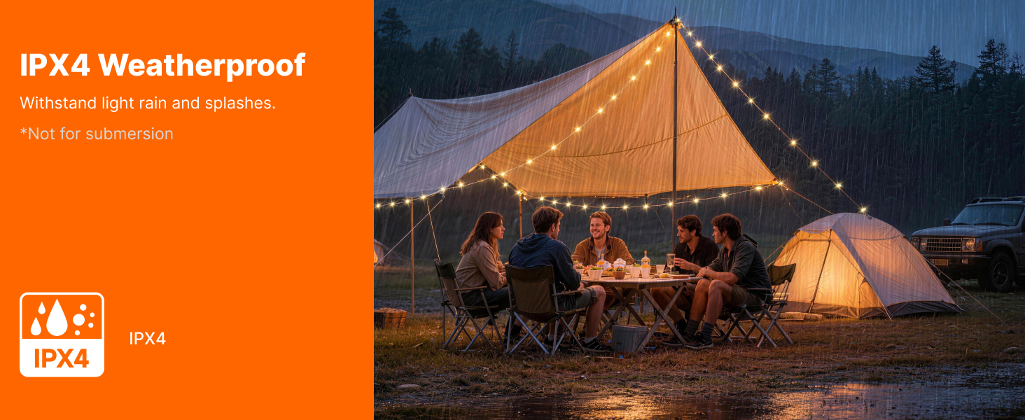 solar camping string lights