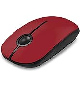 Unipows Wireless Mouse - 2.4G Slim Portable Computer Mouse with Nano Receiver, Less Noise Mobile ...