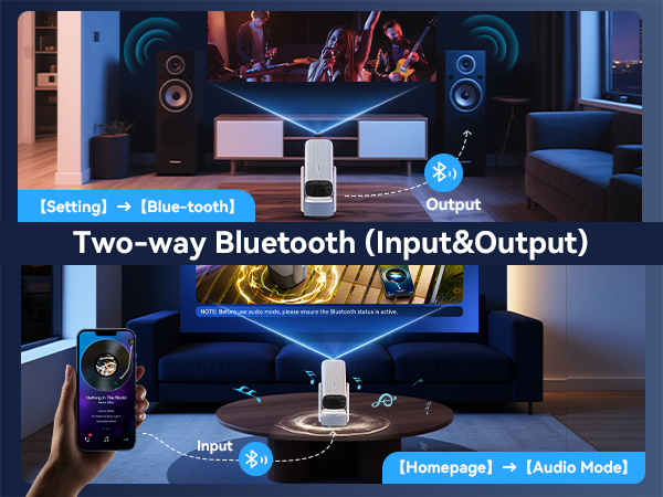 bluetooth projector