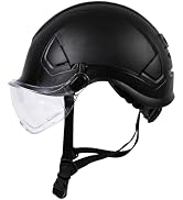 SRsafety Hard hat,Construction Hats with Chin Strap and Adjustable Ventilation System, Safety Har...
