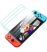 PERFECTSIGHT 3 Pack Tempered Glass Screen Protector Designed for Nintendo Switch OLED 2021 (7 Inc...