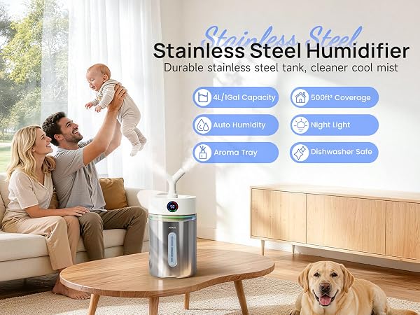 stainless steel humidifier