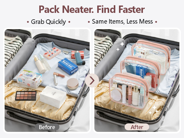 clear makeup bag