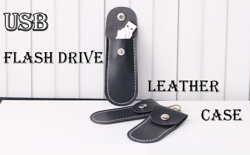 USB Flash Drive Leather Case