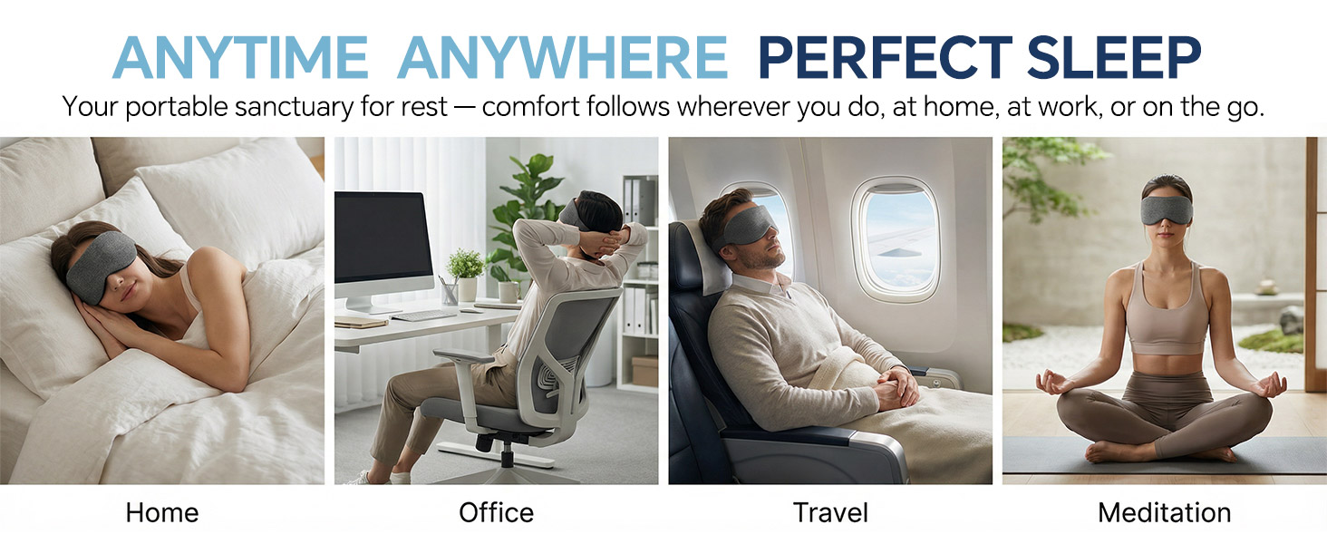 Sleep Eye Mask for Side Sleeper Men Women