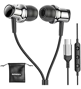 USB C Headphone for Samsung Wired Earbuds Magnetic