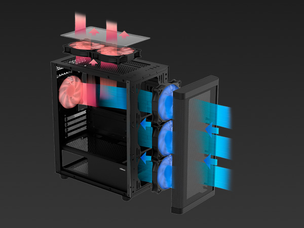 Zalman M4 SE Black M-ATX RGB PC Case