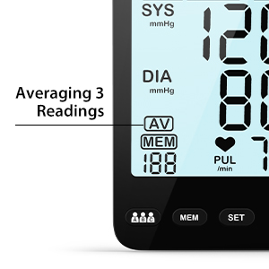 Accurate, Well-fitting &amp; Easy for Home Use, Vortisanery Blood Pressure Monitor with 2 Size Cuffs