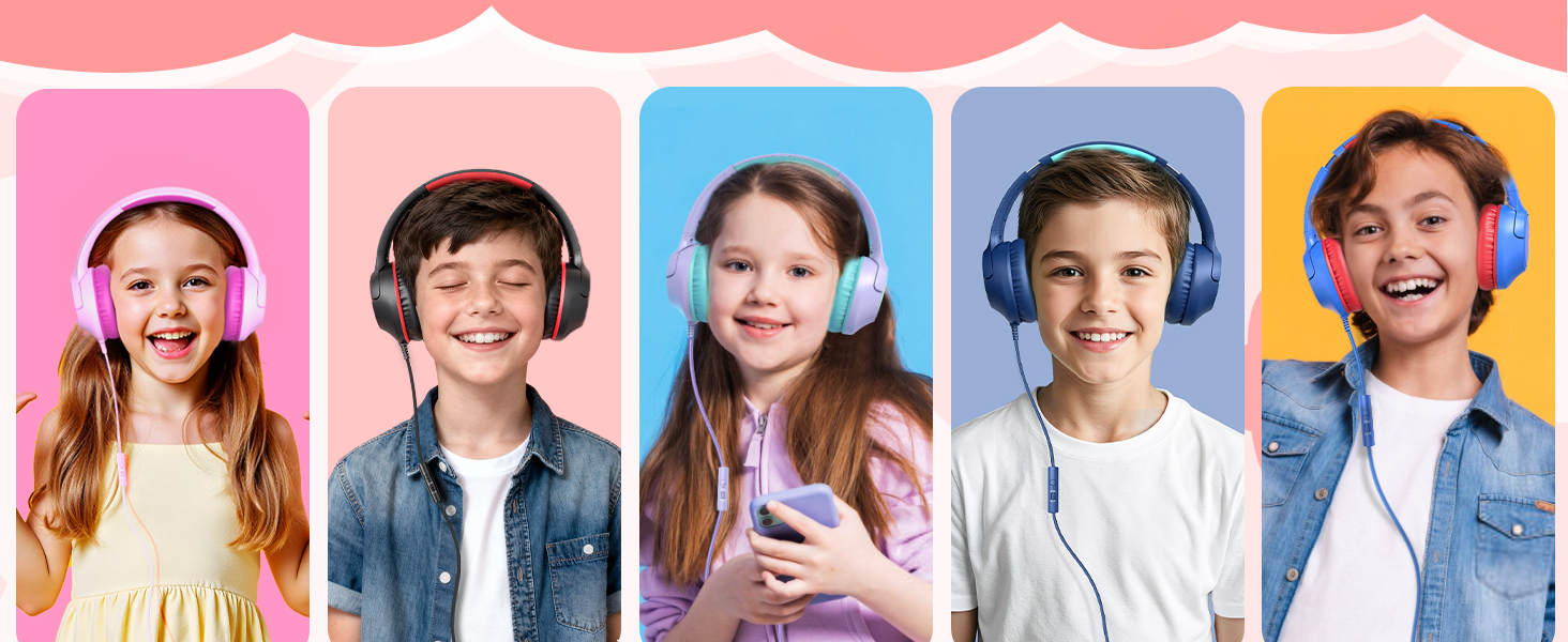kids headphones with cord