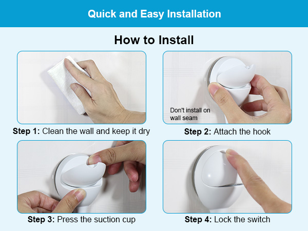 strong suction cups with hooks