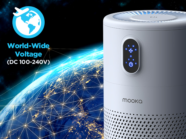 DC 100-240V air purifiers
