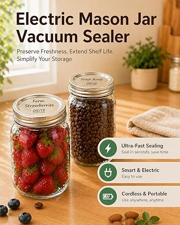 jar sealer vacuum sealing