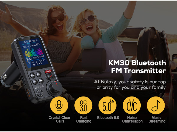 phone car charger with bluetooth radio for car smart bluetooth car stereo