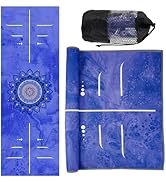 Yuilgdo Yoga Towels, Non Slip Hot Yoga Mat Towel with Grip Dots,Super-Absorbent Soft Microfiber Y...