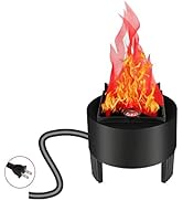 Lancoon 3D LED Fake Fire Flame Light, Artificial Flickering Flame Lamp Bulb Electric Campfire Eff...