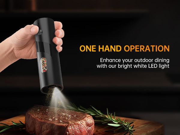 electric salt and pepper grinder