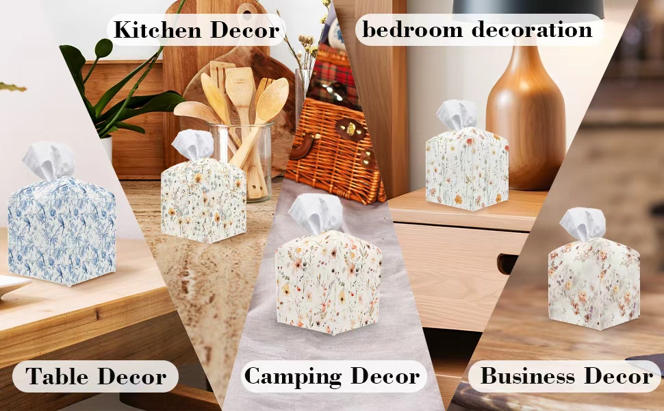 Modern Cube Tissue Box Cover