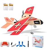 jaming RC Plane, 2.4GHZ Remote Control Airplane,2CH RC Glider Aircraft Toy for Beginners Kids Boy...