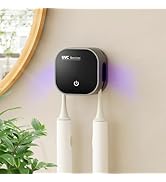 Bathroom Toothbrush Holder, Mini Toothbrush Holders with 2 Brush Slots, Electric Toothbrush Stand...