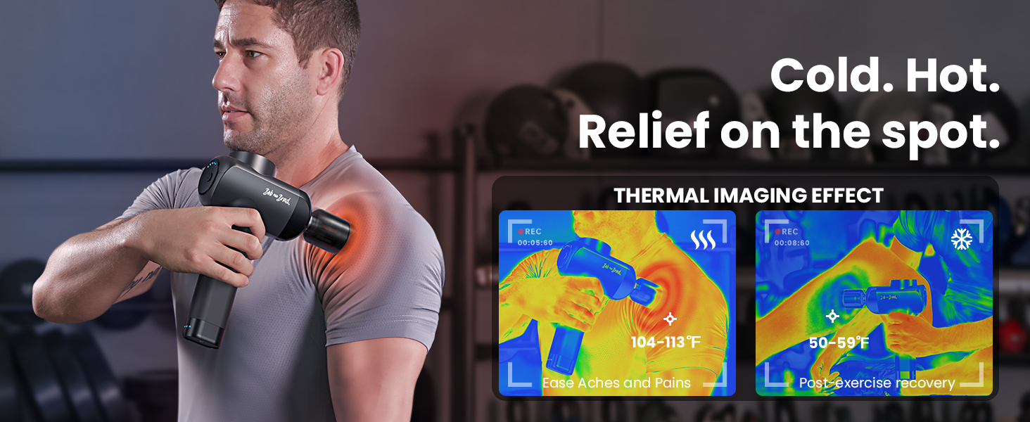 X6-heat and cold massage gun