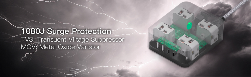 1080J Surge Protection