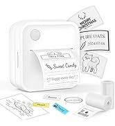 INVISEN Label Maker Machine - Portable Label Printer, Mini Thermal Printer for Home, Office, Orga...