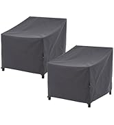 WJ-X3 Patio Chair Cover, Outdoor Lounge Cover, Heavy Duty, Waterproof Lawn Patio Chair Covers, 33...