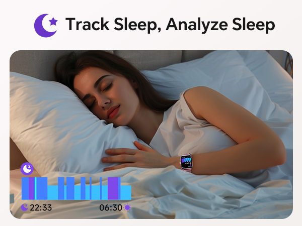 fitness watch with sleep and health tracker